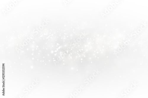 Heavenly Glow of Soft Light Particles, A Peaceful and Abstract Scene Evoking a Sense of Calm, Purity, and Illumination