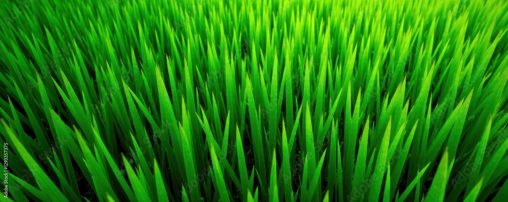Evenly cut emerald green grass, geometric pattern, putting green, green grass, field Evenly cut emerald green grass, geometric pattern, putting green, green grass, field