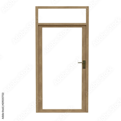 closed wooden door