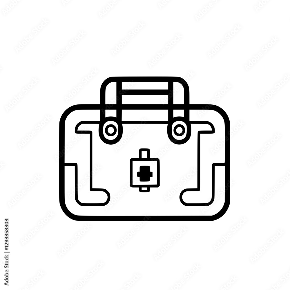 Briefcase Icon Representing Business, Office Work, Corporate Professionals, and Career Success Briefcase Icon Representing Business, Office Work, Corporate Professionals, and Career Success