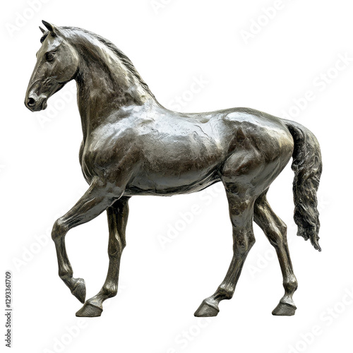 Majestic Bronze Horse Sculpture - A Masterpiece of Artistic Detail