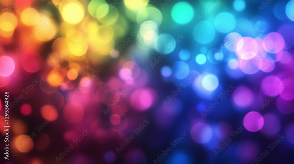 Fototapeta premium A blurry background with smooth, shifting rainbow colors. 