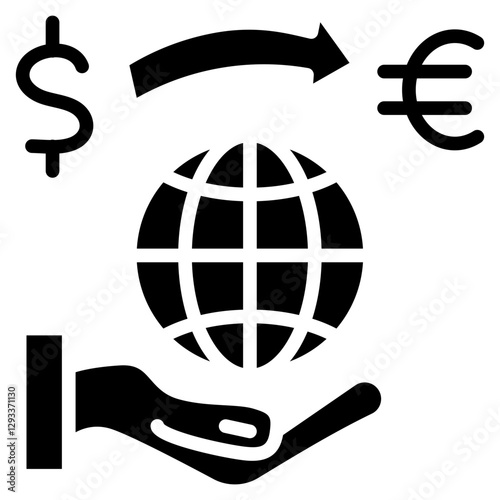 Currency Exchange Vector Icon