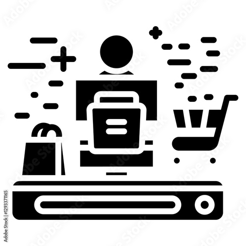 Express Checkout Vector Icon