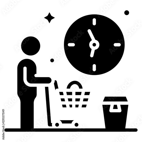 Late Checkout Vector Icon