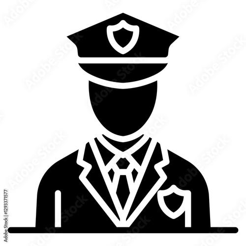 Security Guard Vector Icon