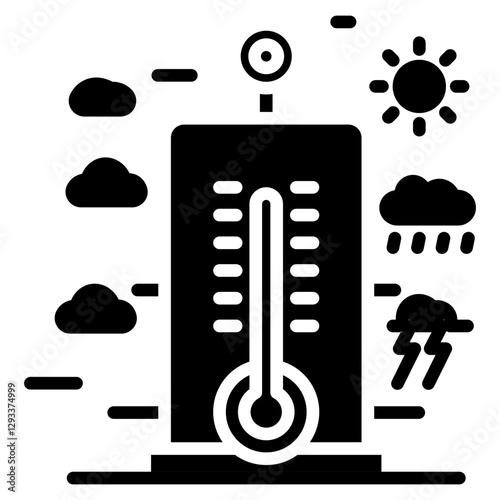 Weather Station Vector Icon