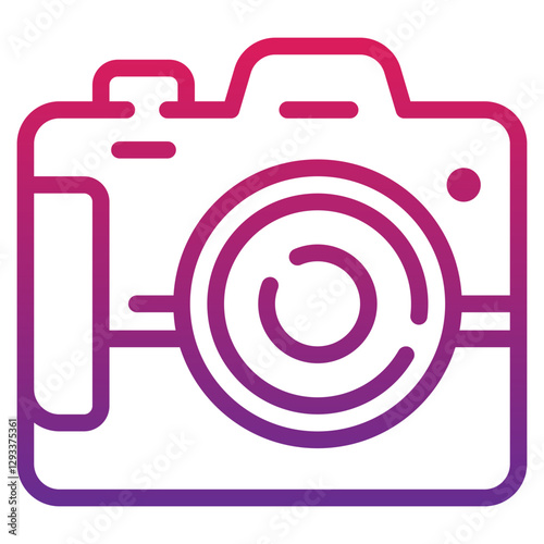 Camera Gradient Icon