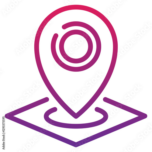 Location Gradient Icon