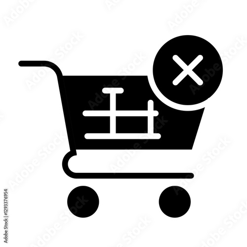 Order Cancellation Vector Icon