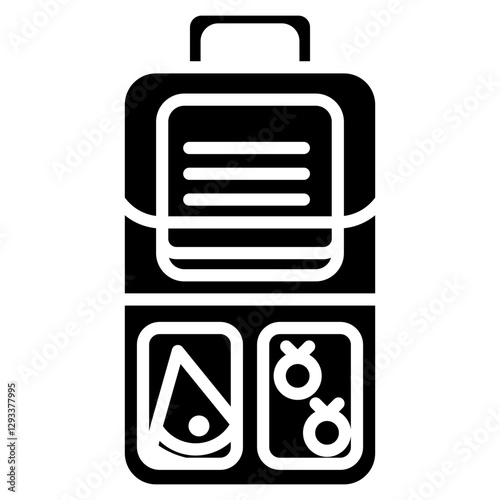 School Lunch Vector Icon