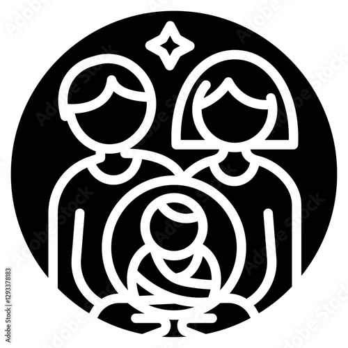 Family Activity Vector Icon