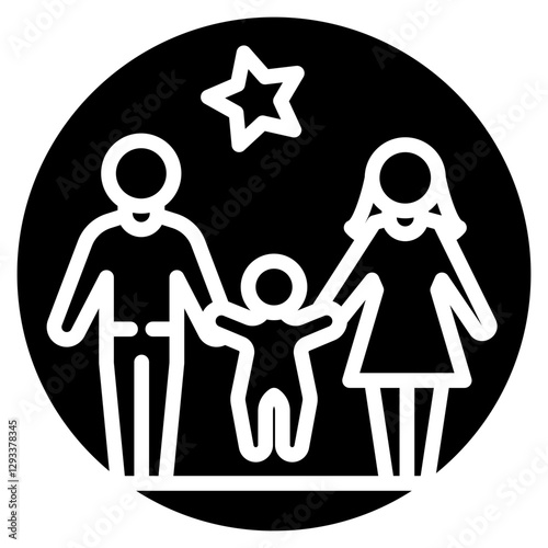 Family Gathering Vector Icon