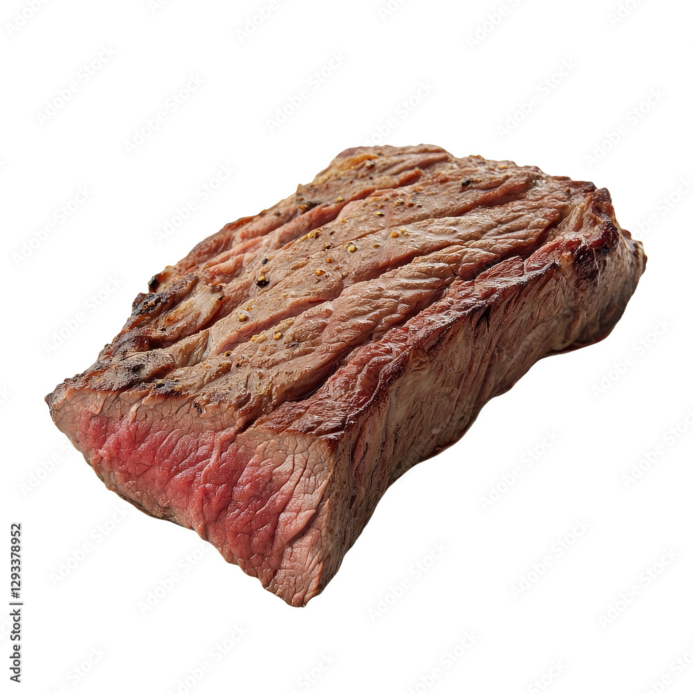 Fototapeta premium Perfectly Grilled Steak: A Culinary Masterpiece