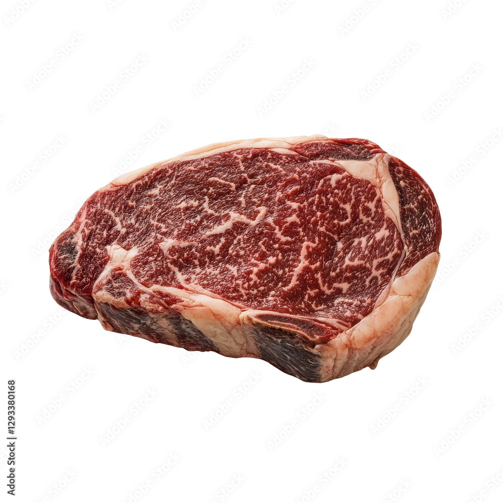 Fototapeta premium Prime Rib Steak - Exquisite Raw Beef