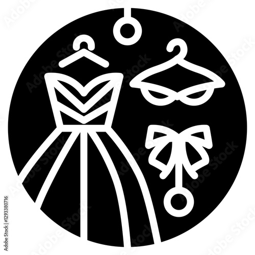 Bridal Accessories Vector Icon