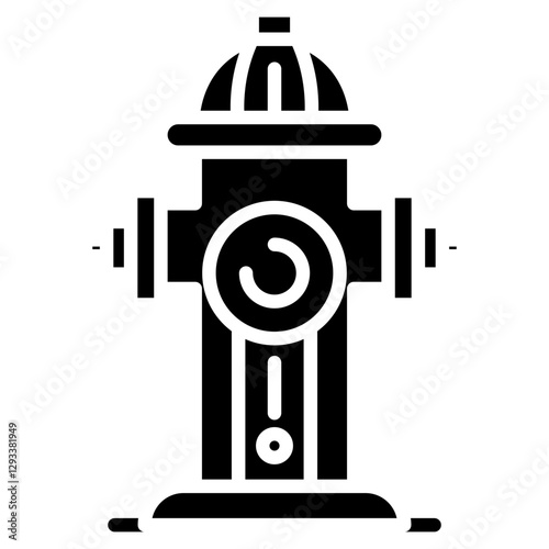 Fire Hydrant Wrench Vector Icon