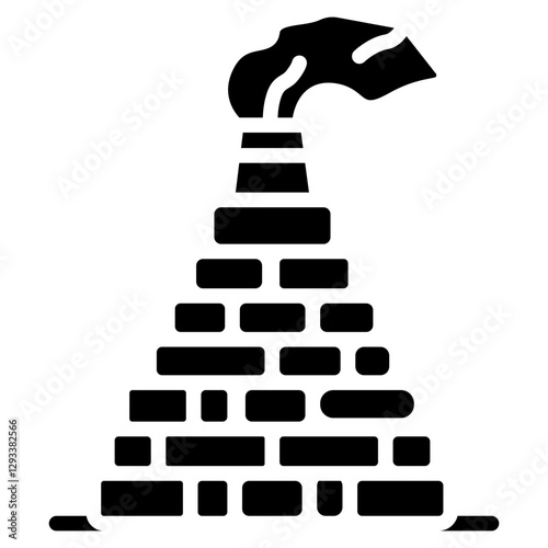 Brick Kiln Vector Icon