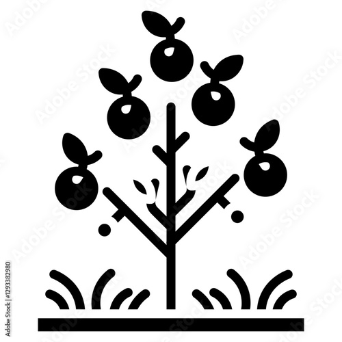 Orchard Vector Icon