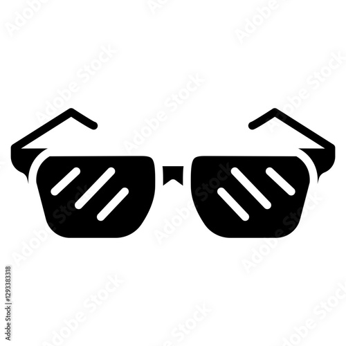 3D Glasses Vector Icon