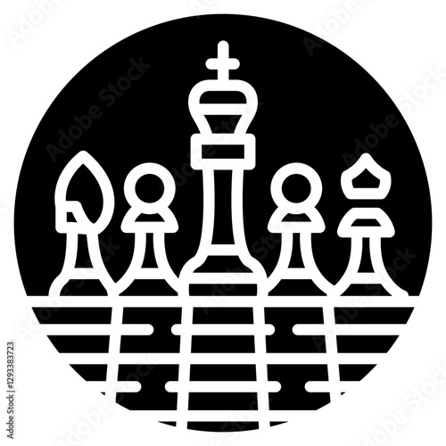 Chess Board Vector Icon