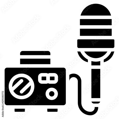 Karaoke Machine Vector Icon