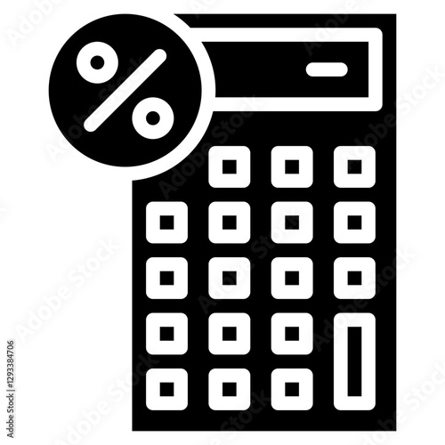 Loan Calculator Vector Icon