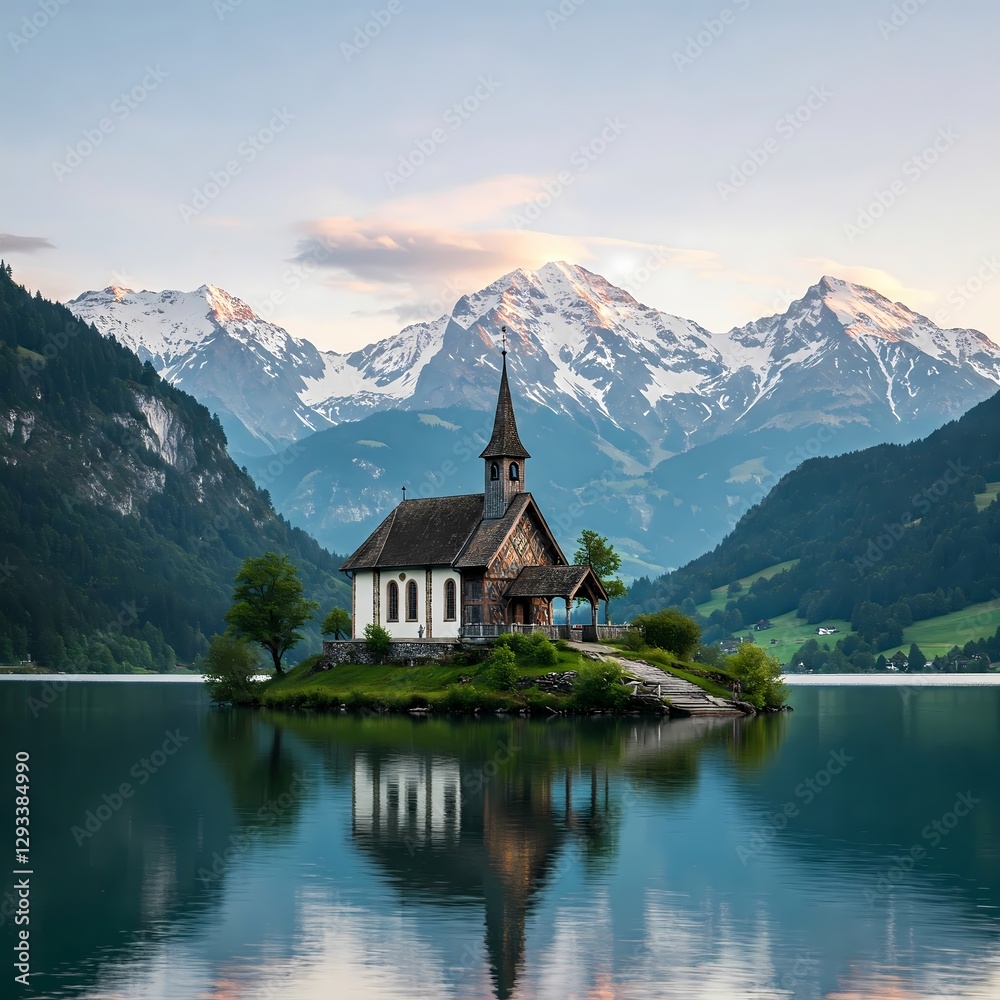Fototapeta premium lake bled slovenia