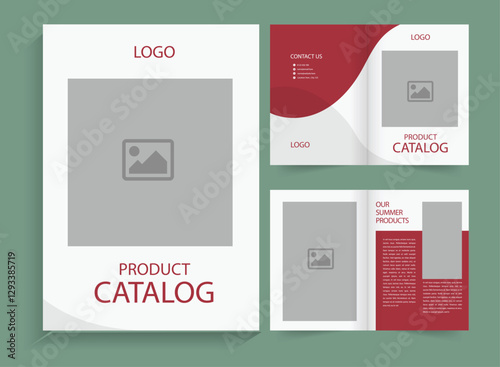 Business brochure or product catalog design template for your business professional company product catalog, furniture catalog, fashion catalog, design brochure template
