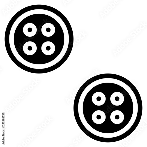 Shank Button Vector Icon