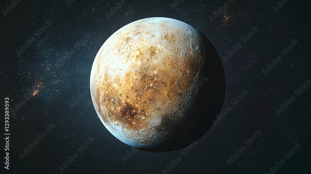 Obraz premium Lunar phenomena. A fascinating display of cosmic energy with some scenes in the background