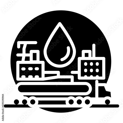 Petroleum Export Vector Icon