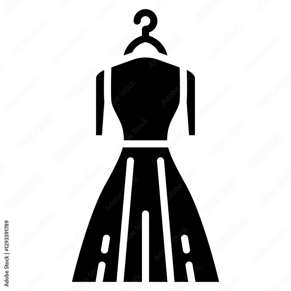 Gown Vector Icon Gown Vector Icon