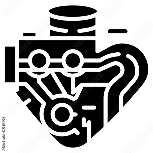 Throttle Body Vector Icon