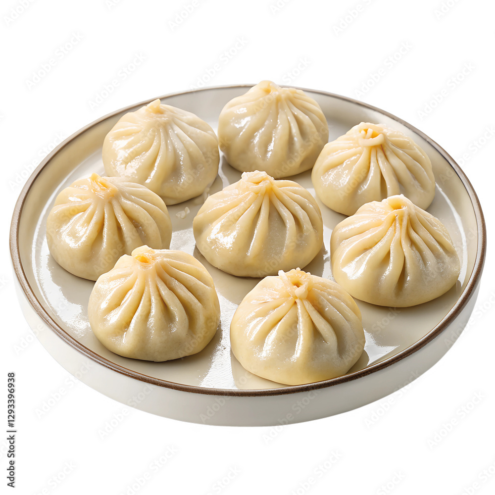 dumplings in the plate isolated on a white background png dumplings in the plate isolated on a white background png