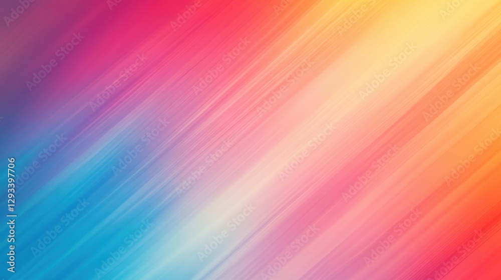 Obraz premium A modern abstract gradient background blending warm and cool tones seamlessly, featuring soft blurred transitions between vibrant hues.