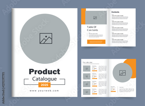 Creative product catalog brochure or fashion and multipurpose portfolio, catalogue template, furniture product catalog brochure. Modern product catalog design and catalogue design