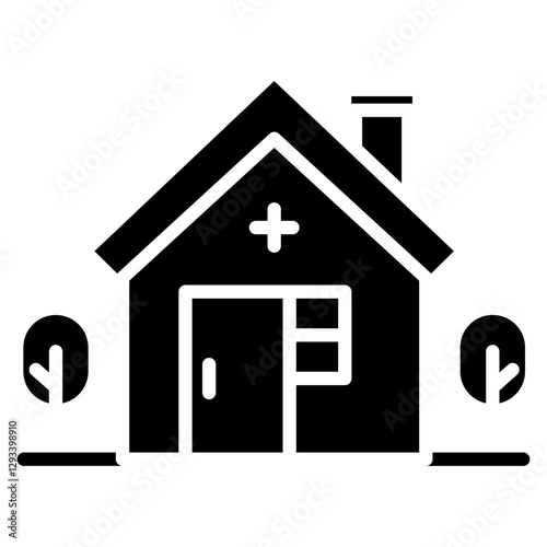 Temporary Residence Vector Icon