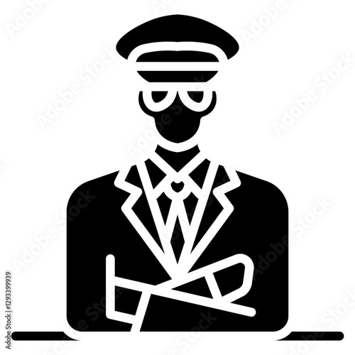 Air Marshal Vector Icon