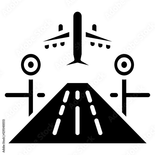 Runway Lights Vector Icon