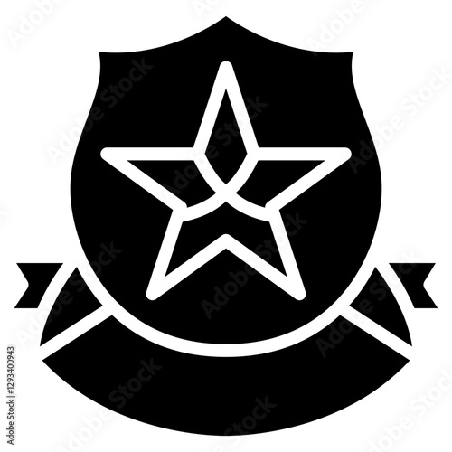 Deputy Badge Vector Icon