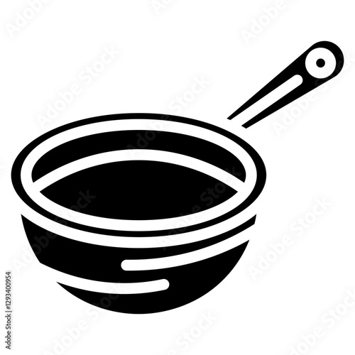 Gold Pan Vector Icon