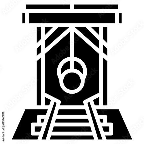 Mine Shaft Vector Icon