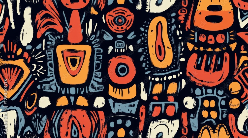 Vibrant Abstract Pattern Design
