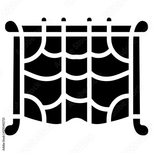 Military Camouflage Net Vector Icon