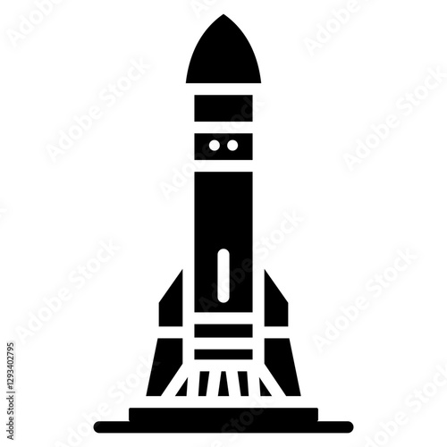 Missile Launcher Vector Icon