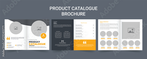 Creative product catalog brochure or fashion and multipurpose portfolio, catalogue template, furniture product catalog brochure. Modern product catalog design and catalogue design