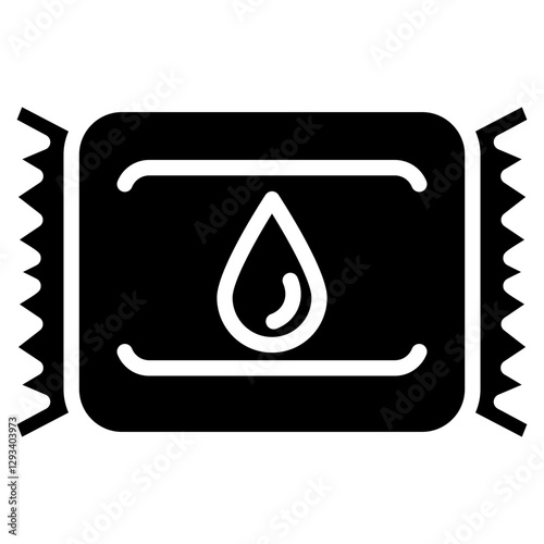 Wet Wipes Vector Icon
