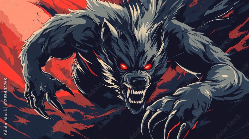 custom made wallpaper toronto digitalFerocious Wolf Graphic Design