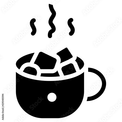 Hot Cocoa Mug Vector Icon